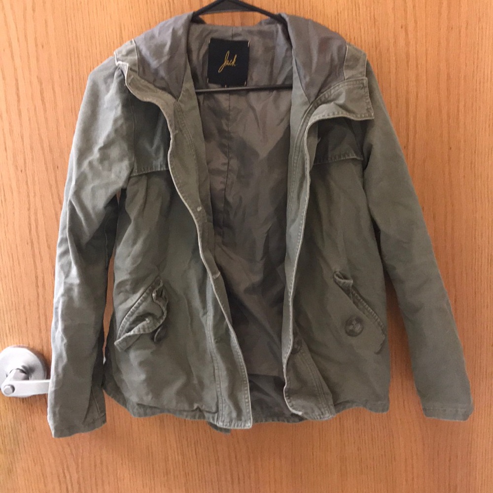 Army green jacket